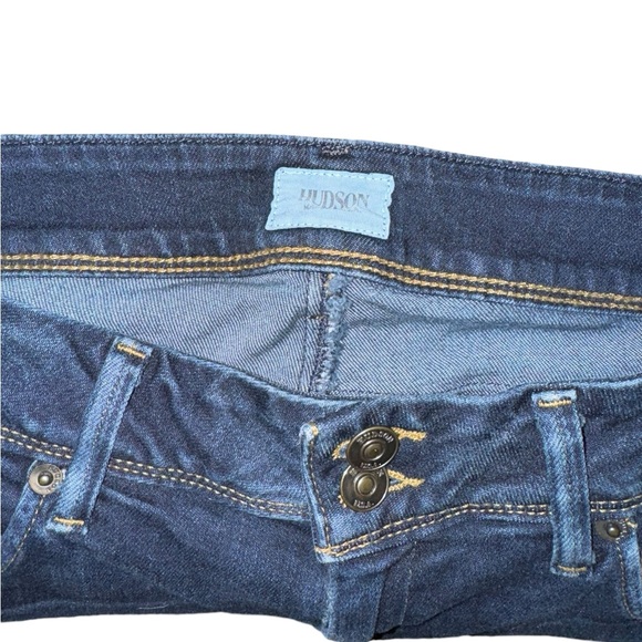 Hudson Collin Mid-Rise Flap Skinny Jean in Belf Women’s Size 29 - Picture 5 of 7